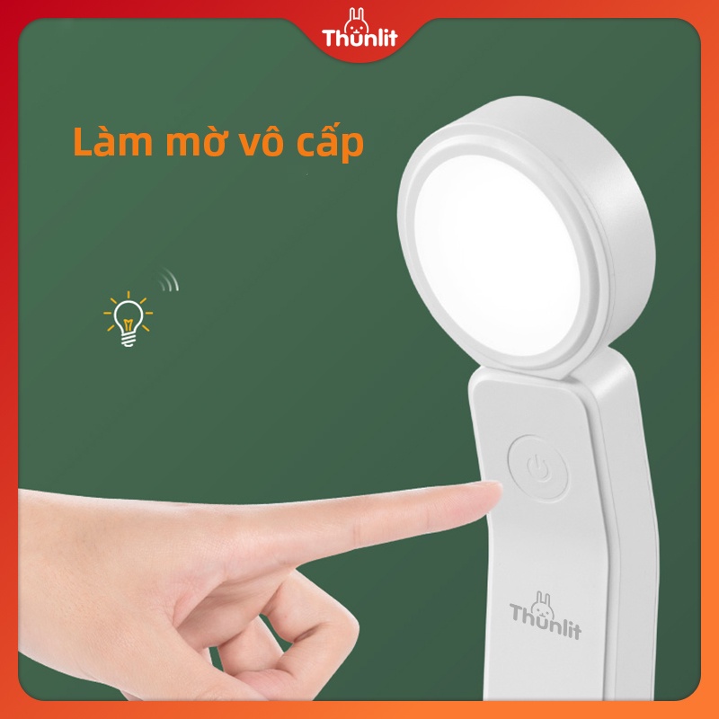 Đèn đọc sách mini Thunlit sạc USB 2000mAh đa năng và tiện dụng