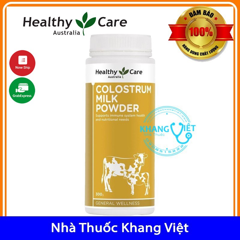 [Mẫu Mới] Sữa non Colostrum milk powder Healthy Care Úc 300g [Date 2023]