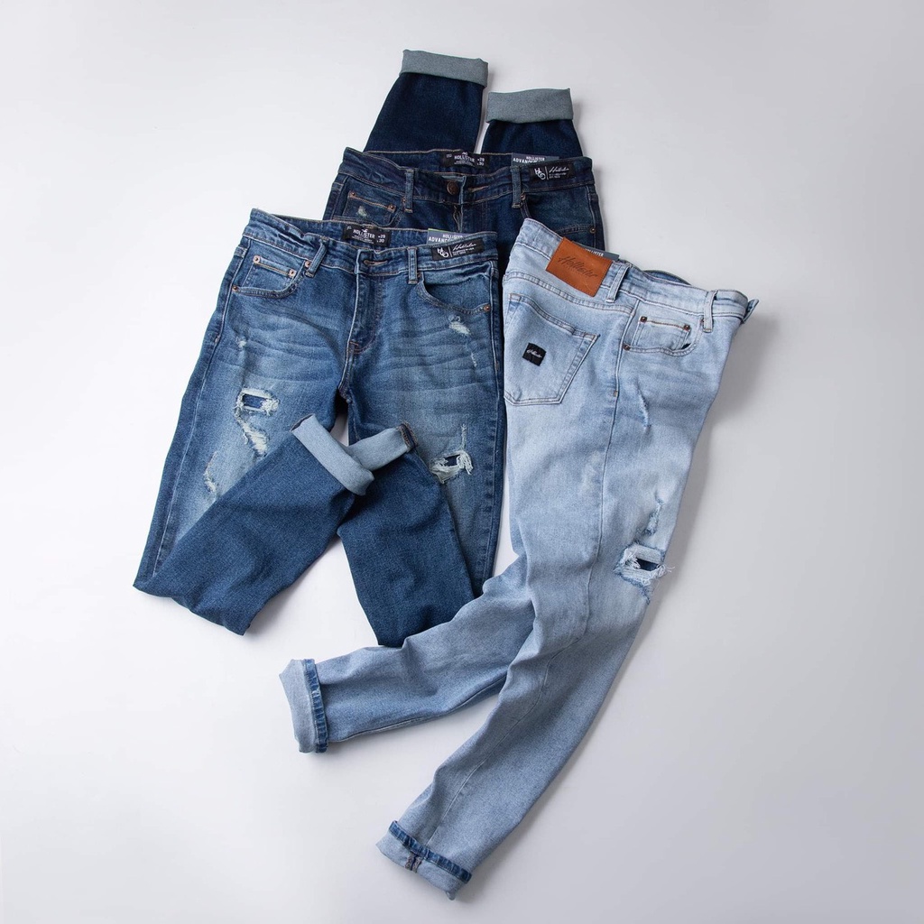 Quần Jean dài Hollister form slimfit thời trang, phong cách, cá tính