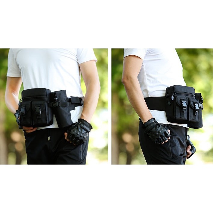 [ XẢ KHO 3 NGÀY ] Túi Đeo Hông Phong Cách Army Phượt - Có Ngăn Đựng Chai Nước, Vải Dù Độ Bền Cao -BH 3 tháng Sử Dụng | BigBuy360 - bigbuy360.vn