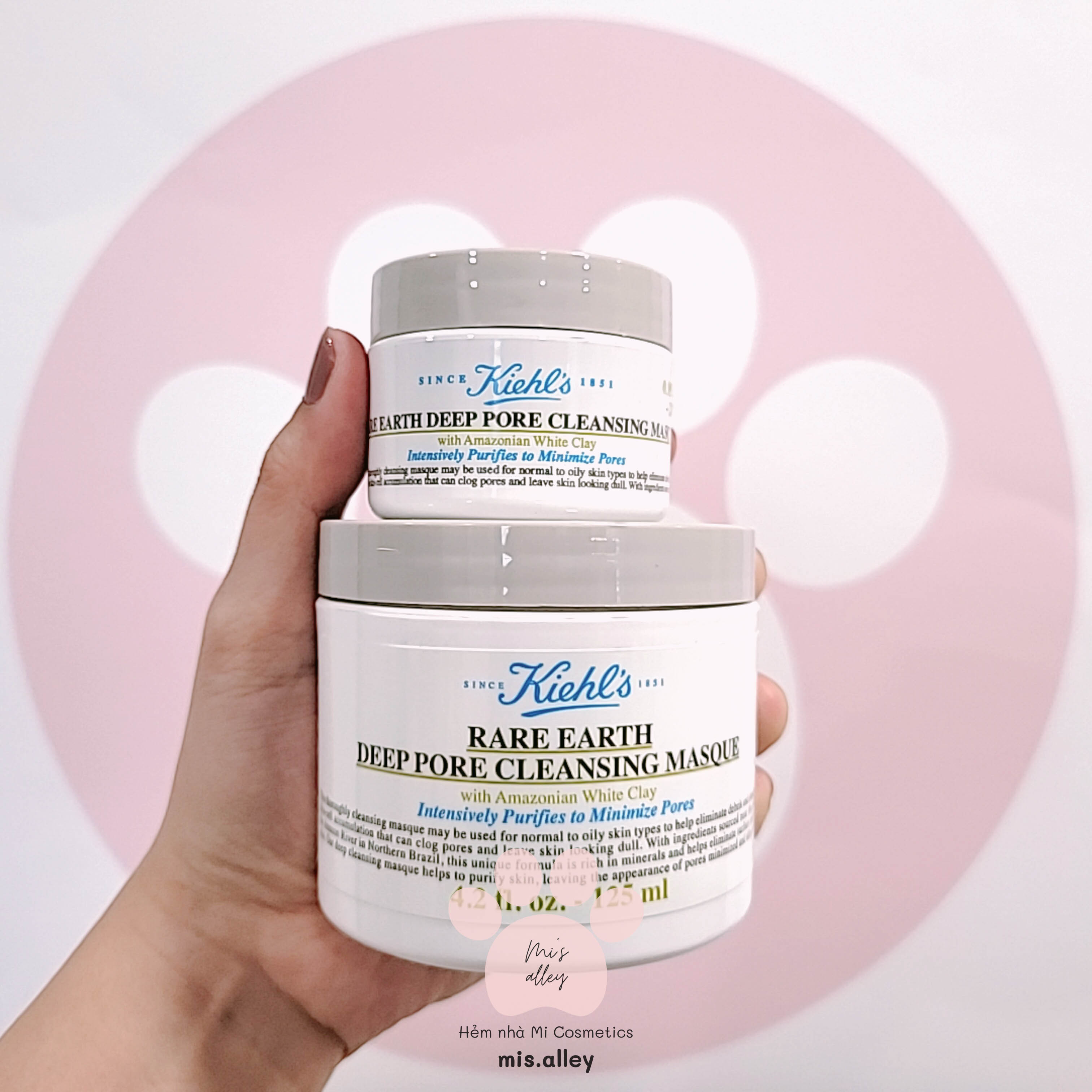 🌸Kiehl’s🌸 Bill US| Mặt nạ đất sét Rare Earth Deep Pore Cleansing Masque 28ml 125ml FULL SIZE