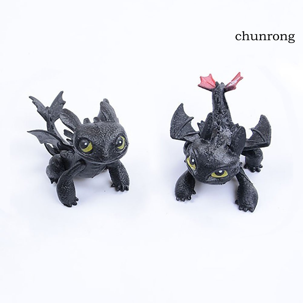 CR+Cute How To Train Your Dragon 2 Action Figure Toothless PVC Children Kids Toy