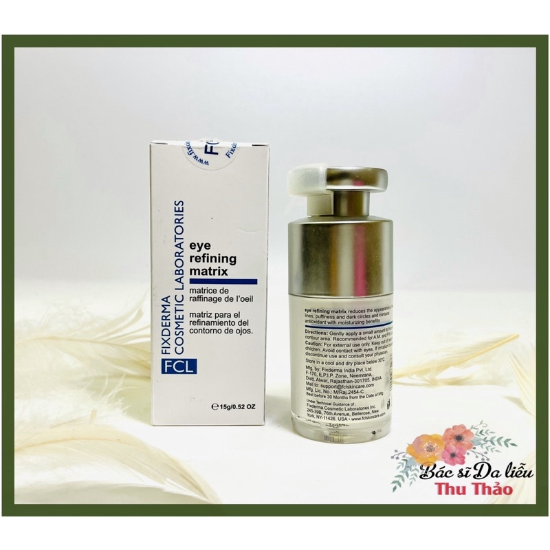 [15g] GEL GIẢM QUẦNG THÂM, NẾP NHĂN FCL EYE REFINING MATRIX GEL