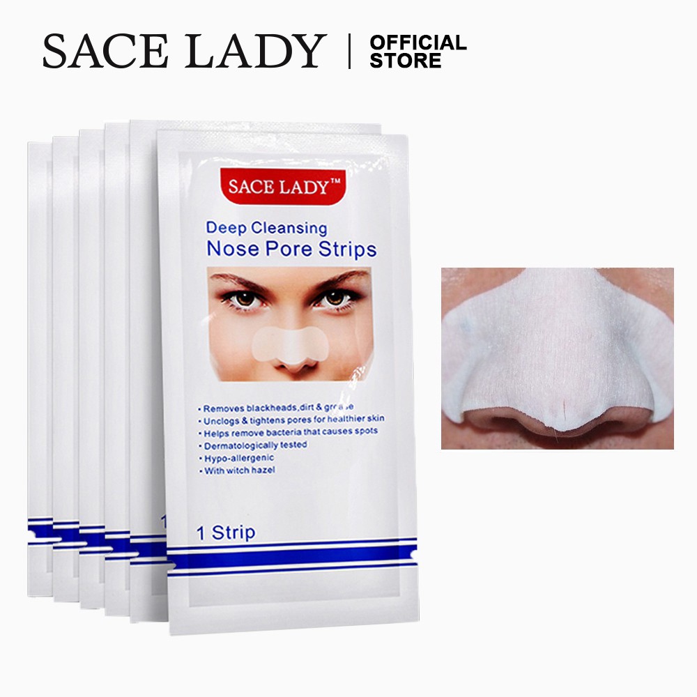 Gói miếng dán lột mụn đầu đen SACE LADY làm sạch sâu lỗ chân lông 10pcs