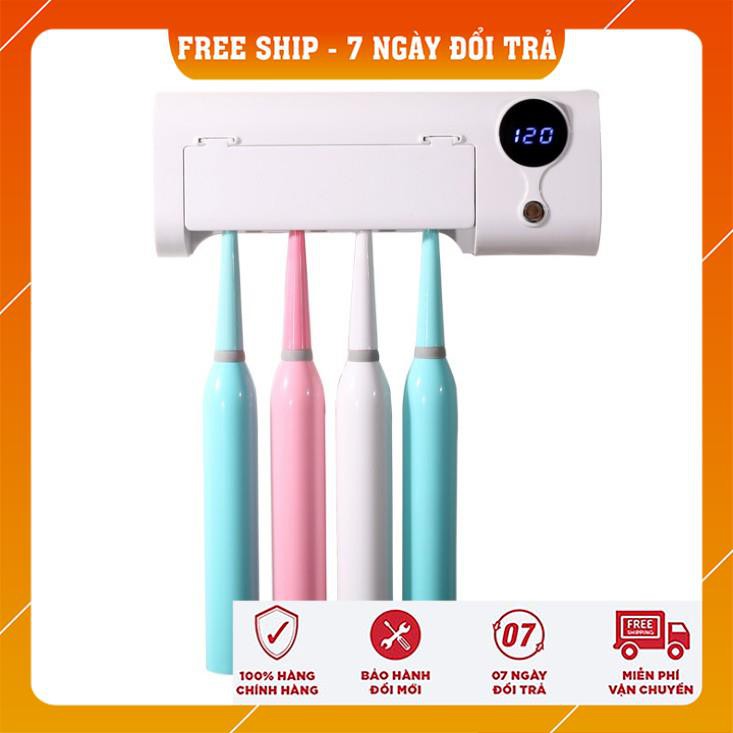 [FREESHIP - HÀNG CAO CẤP] Máy tiệt trùng/ Máy khử trùng bàn chải đánh răng tia UV Diệt khuẩn đến 99.9% chỉ với 5 phút