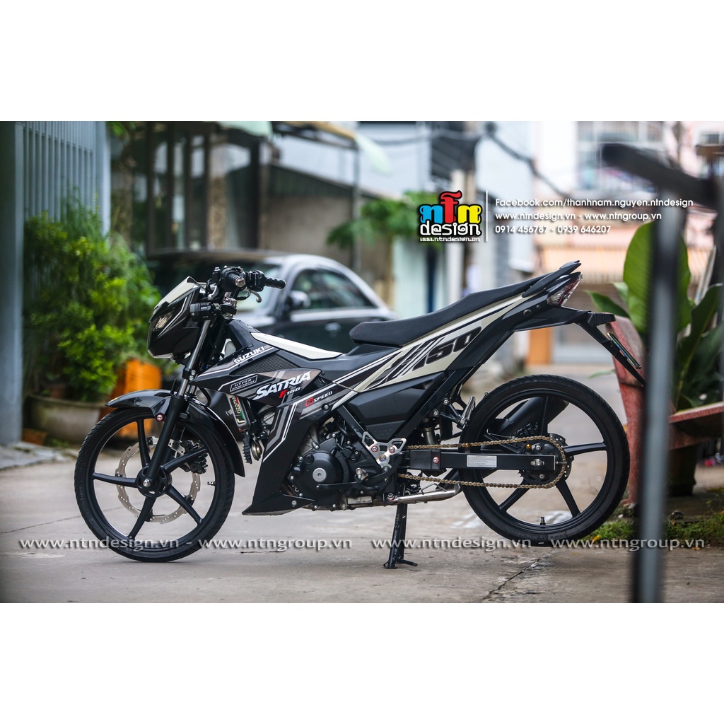 Tem Satria - Raider FI mẫu F150