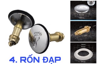 Nút Chặn / Rốn Xi Phông Bồn Tắm
