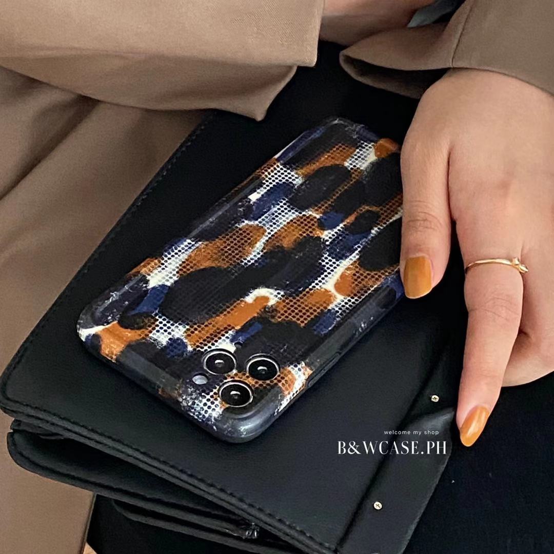 Fashion Graffiti art orange sunset Phone Case for IPhone 12 11 Pro Max IX XS Max XR SE2020 iPhone 7 8 Plus Matte full Soft IMD Cover