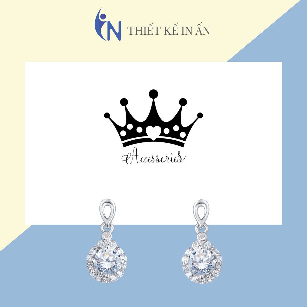 TAG KHUYÊN HÌNH VƯƠNG MIỆN giấy bìa cứng 100 cái