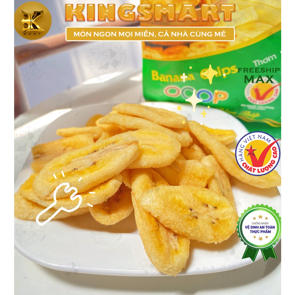 Chuối Sấy 200G NAM HUY Ngọt Thanh Tự Nhiên, Giòn Rụm, Không Đường