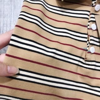 Áo kẻ cổ bẻ kèm ảnh thật l