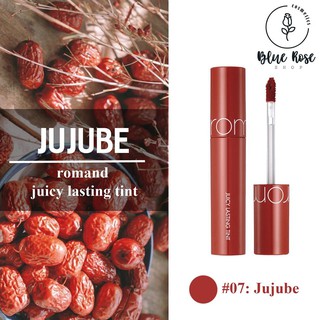 Son Romand Juicy Lasting Tint #07 JUJUBE - Đỏ hồng đất.