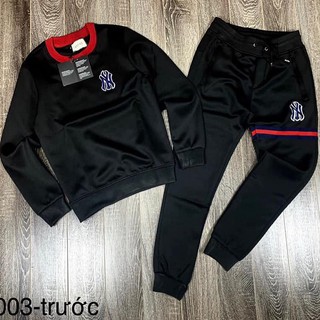 Bộ Nỉ Nam Thu Đông, Bộ Thể Thao Nam Dài Tay - Chất Liệu Nỉ Cao Cấp Bền Đẹp- Full size - BD36