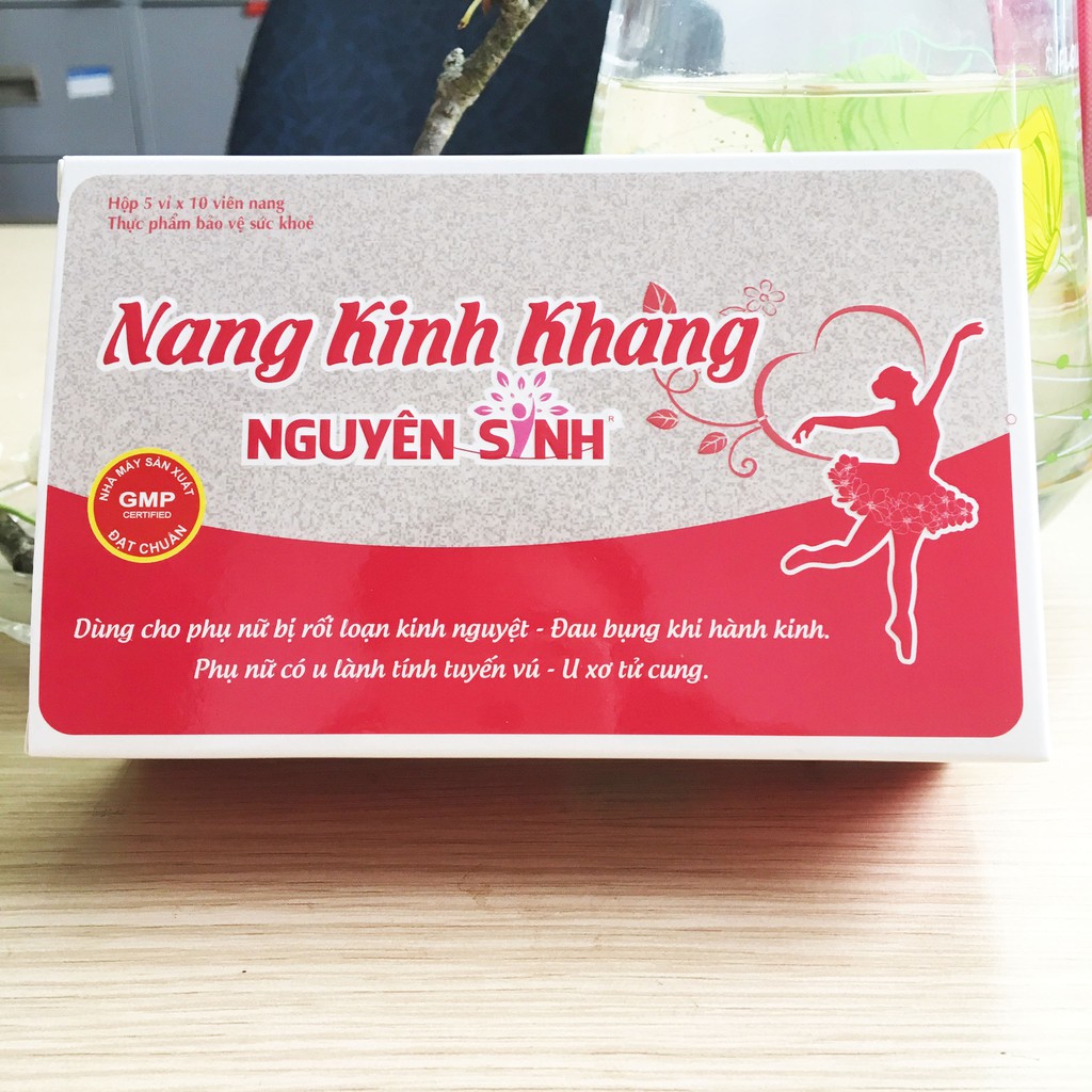 Viên uống điều hoà kinh nguyệt, kiểm soát buồng trứng đa nang Nang kinh khang nguyên sinh hộp 50 viên