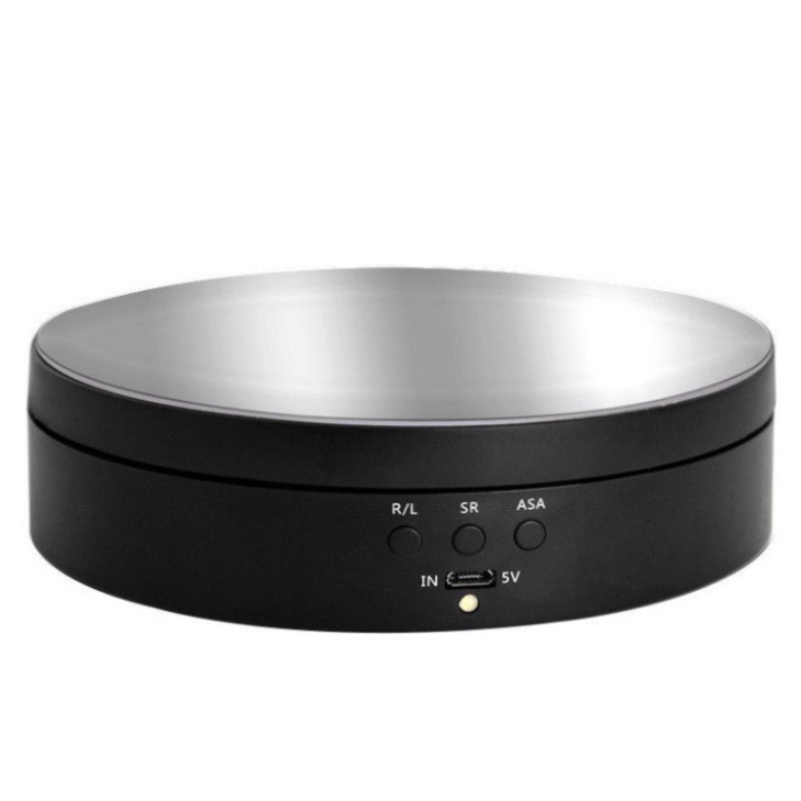 Bàn xoay trưng bày sản phẩm 15cm trăng gương xoay 360 độ, trái phải, nhanh chậm Tặng Pin đại dây sạc Kaikai86