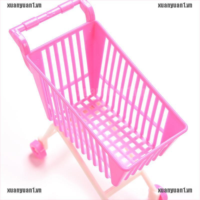 [XUANYUAN1] 1 X Xe Đẩy Mua Sắm Đồ Chơi Cổ Điển Cho Búp Bê Barbie