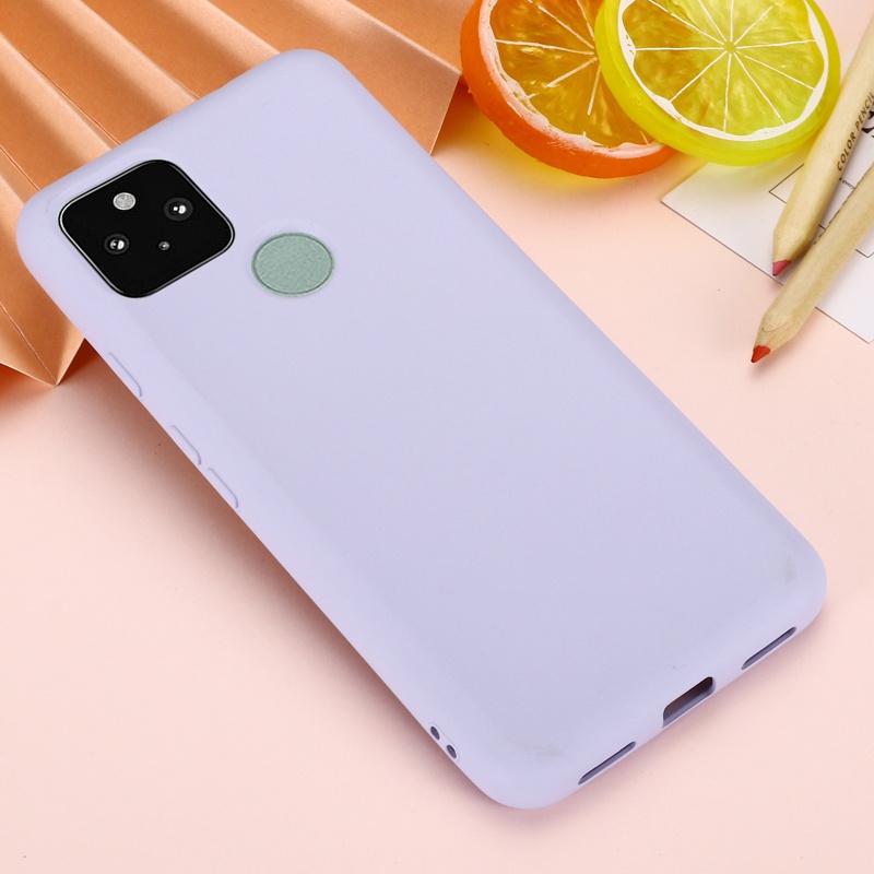 Ốp Lưng Silicone Màu Nhám Cho Điện Thoại Pixel 5A Pixel 4A