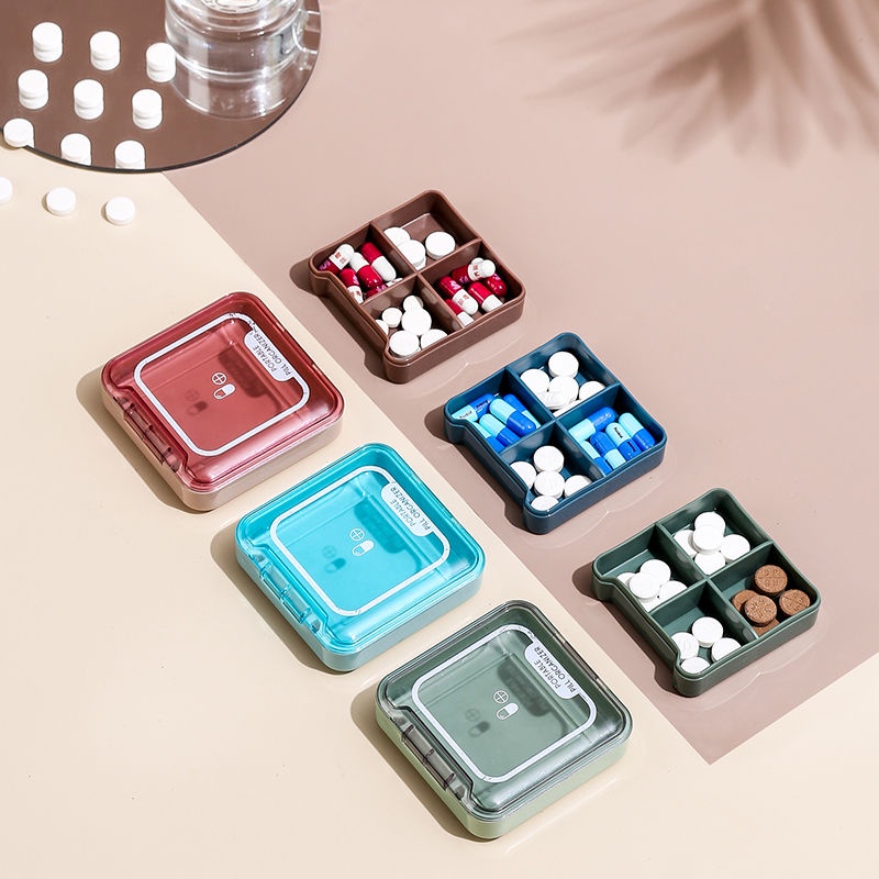 Hộp Đựng Thuốc Mini Di Động Tiện Dụng