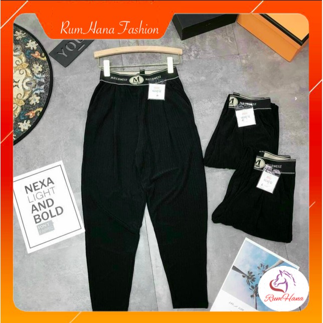 [Freeship 50k] Quần baggy tăm lạnh hack dáng siêu hottrends