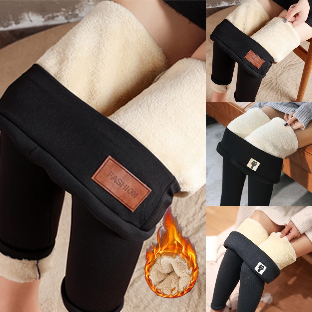 Quần Legging Dày Dặn Giữ Ấm Mùa Đông Cho Nữ
