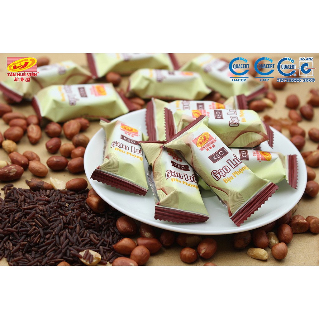 Kẹo gạo lứt đậu phộng 500g