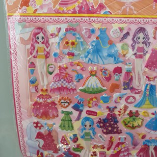 Sticker Dán Hình Công Chúa Siêu Đẹp