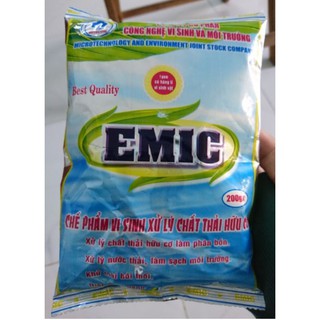 Chế phẩm vi sinh EMIC xử lý ủ phân hữu cơ (cá, đậu tương, rác nhà bếp...)