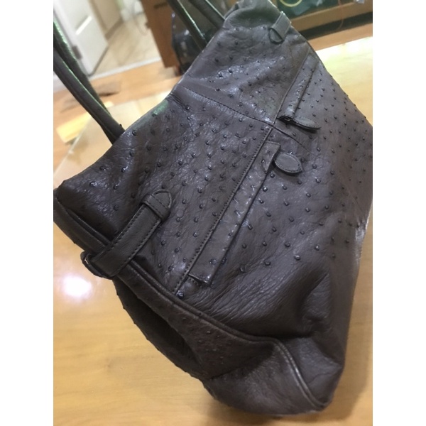 Túi da đà điểu thật Size 40cm