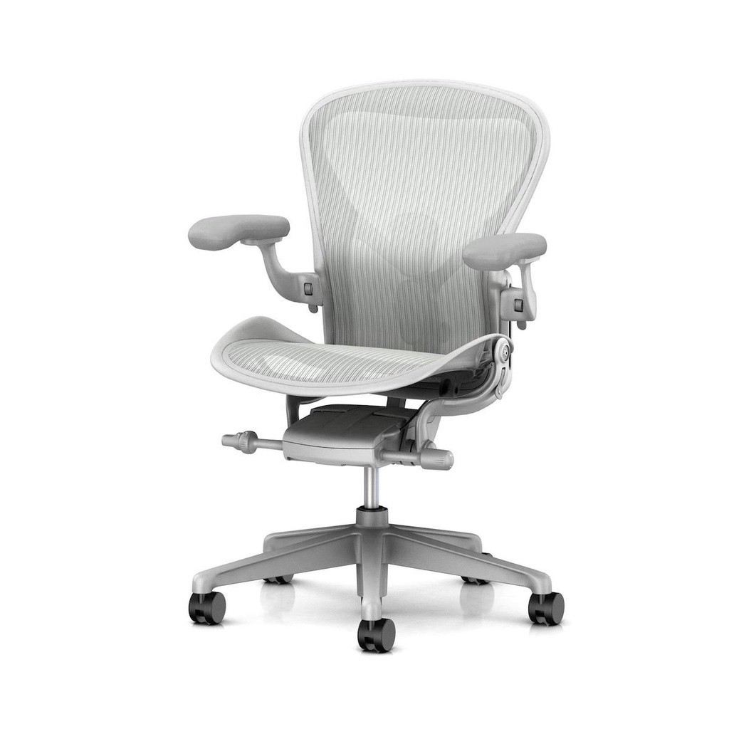 Ghế văn phòng cao cấp, Ghế công thái học, ghế lưới Ergonomic Herman Miller Aeron 2 Size B