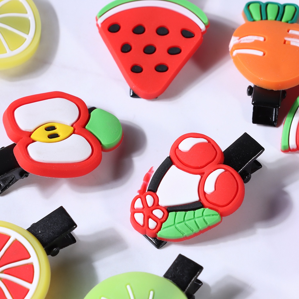 Kẹp tóc hình trái cây hoạt hình MIHAN1 cho bé gái