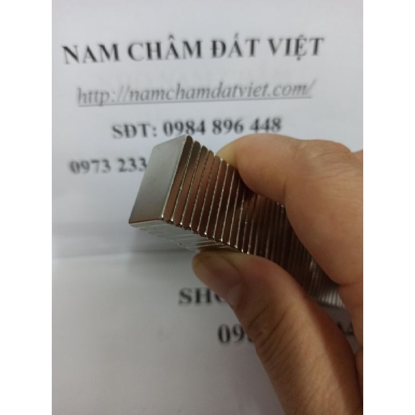 Nam châm viên kích thước 25x15x3 mm dùng thay thế cho động cơ xe đạp điện