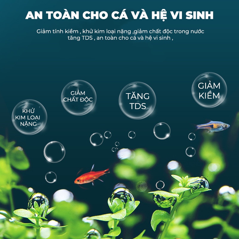 Yee Dioxide viên khử Clo nước máy cho bể cá cảnh