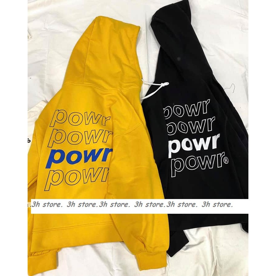 ÁO HOODIE ZIP POWR NỈ NGOẠI | BigBuy360 - bigbuy360.vn