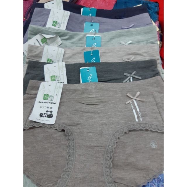 (Có ngay ảnh thật và video)combo 10 quần lót cotton kháng khuẩn BAMBO gấu trúc