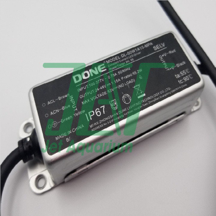 Nguồn Ổn Dòng Led Driver DONE 50w [CHÍNH HÃNG, CHUẨN CÔNG SUẤT] vỏ nhôm, chống nước, an toàn, thẫm mỹ