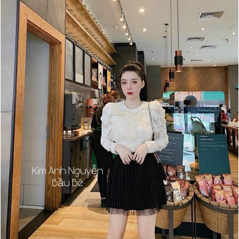 Chân Váy Xếp Ly Chân Ren Siêu Cấp..099..Cao Cấp { Bán Sỉ } | BigBuy360 - bigbuy360.vn