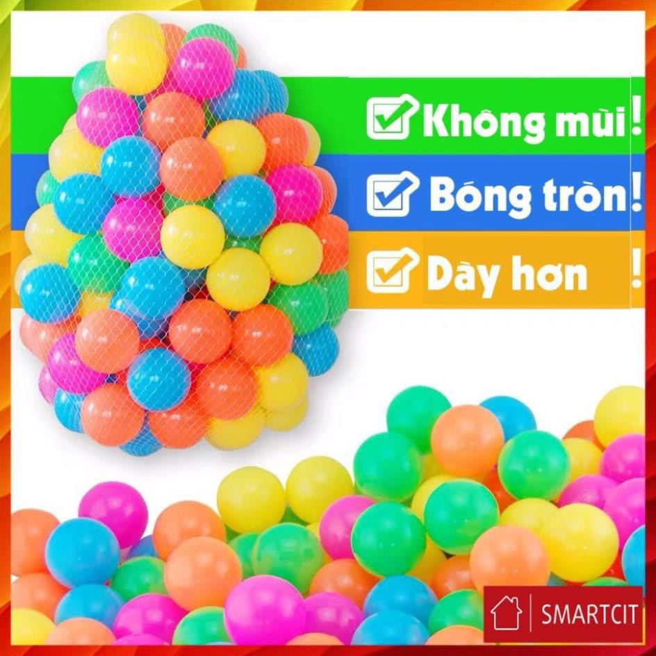 [ Hot 2021 ] Combo 100 quả bóng nhựa mềm 5cm cho bé hàng Việt Nam