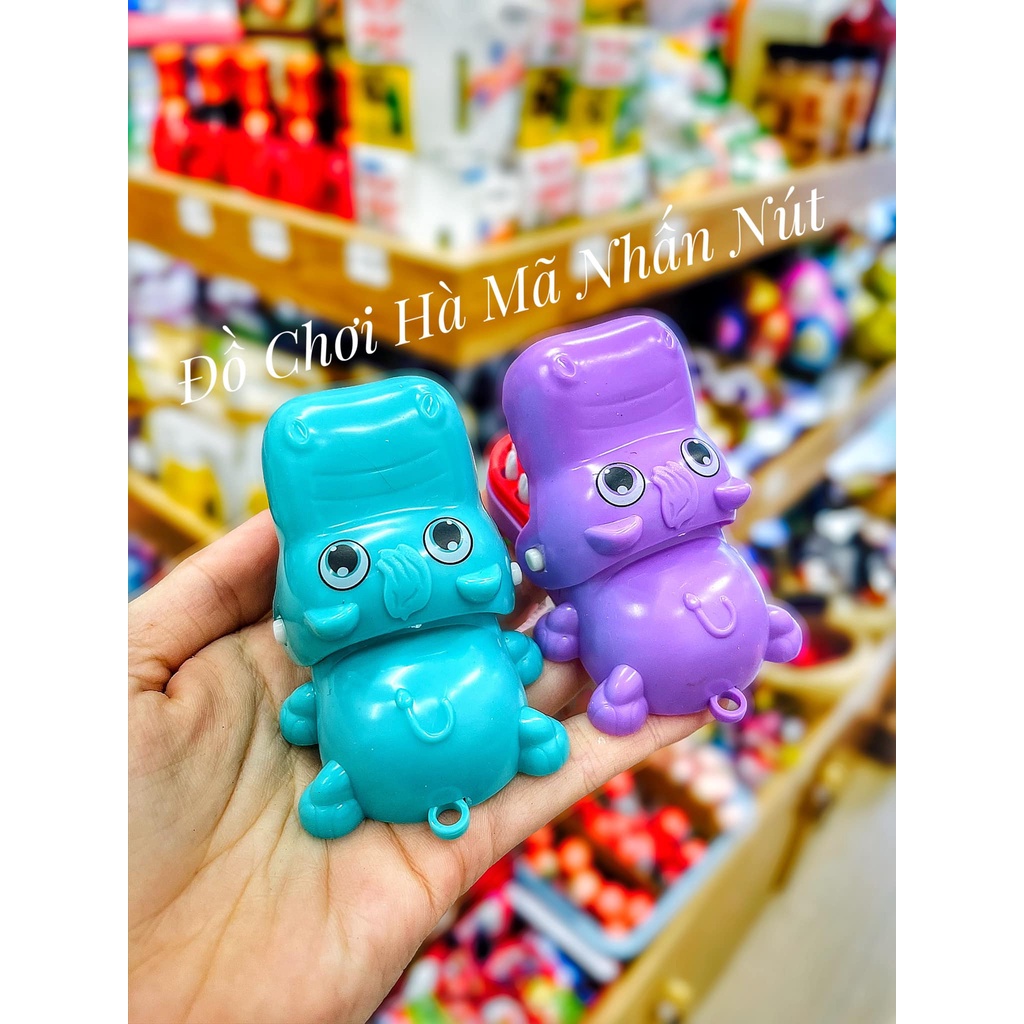 🍀 Đồ Chơi Hà Mã Nhấn Răng 🌵 Chú hà mã tí hon siêu kute