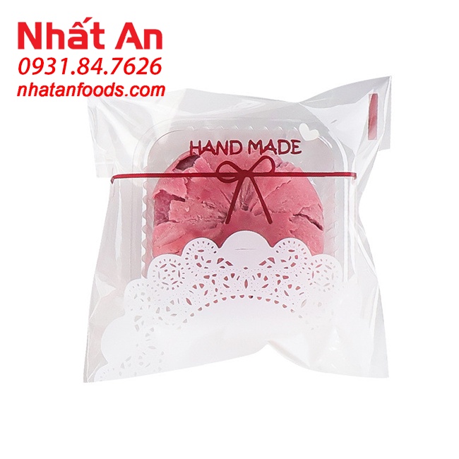 Túi dán đựng bánh trung thu/ cookies Handmade 11x11cm - 100 cái