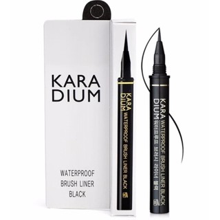 Bút Dạ Kẻ Mắt Karadium Waterproof Brush Liner Black