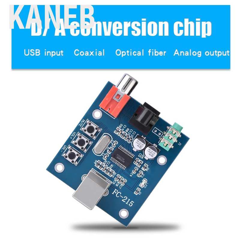 Bảng mạch giải mã âm thanh Kanes Pcm2704 Usb Dac Sang S / Pdif Hifi đầu ra 3.5mm