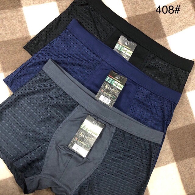 Combo 10 Quần Sịp Nam Thông Hơi Cạp To 408 (10 quần)