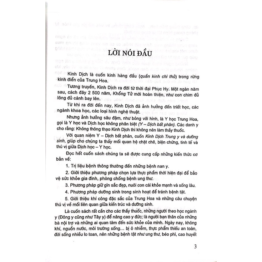 Sách - Kinh Dịch Trung Y Dưỡng Sinh Hiện Đại