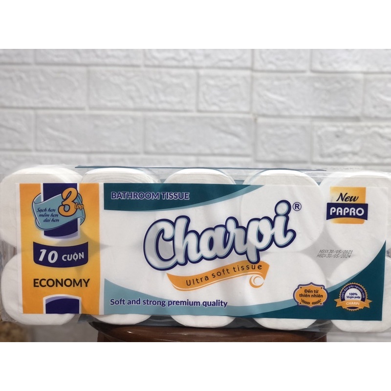 GIẤY CUỘN - GIẤY VỆ SINH - CHARPI ULTRA SOFT TISSUE.