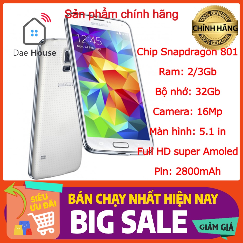 Điện thoại Samsung Galaxy S5 giá rẻ dưới 1 triệu chơi game mượt