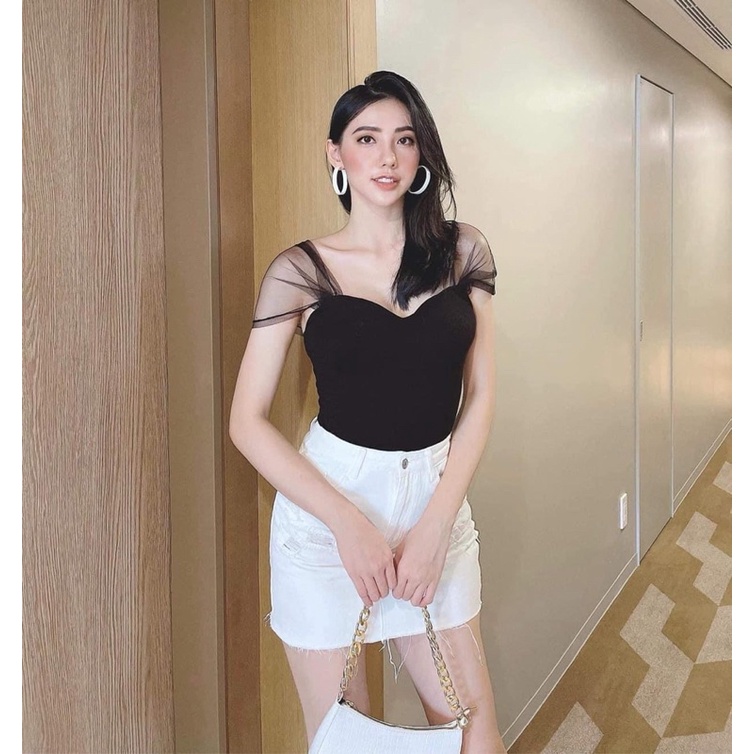 áo liền tay voan ren | BigBuy360 - bigbuy360.vn