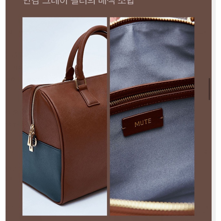 Kpop BTS V Kim Tae Hyung Design Same Mute Boston Large Capacity Bag Messenger Bag Crossbody Bag Shoulder Bag for ARMY Gift