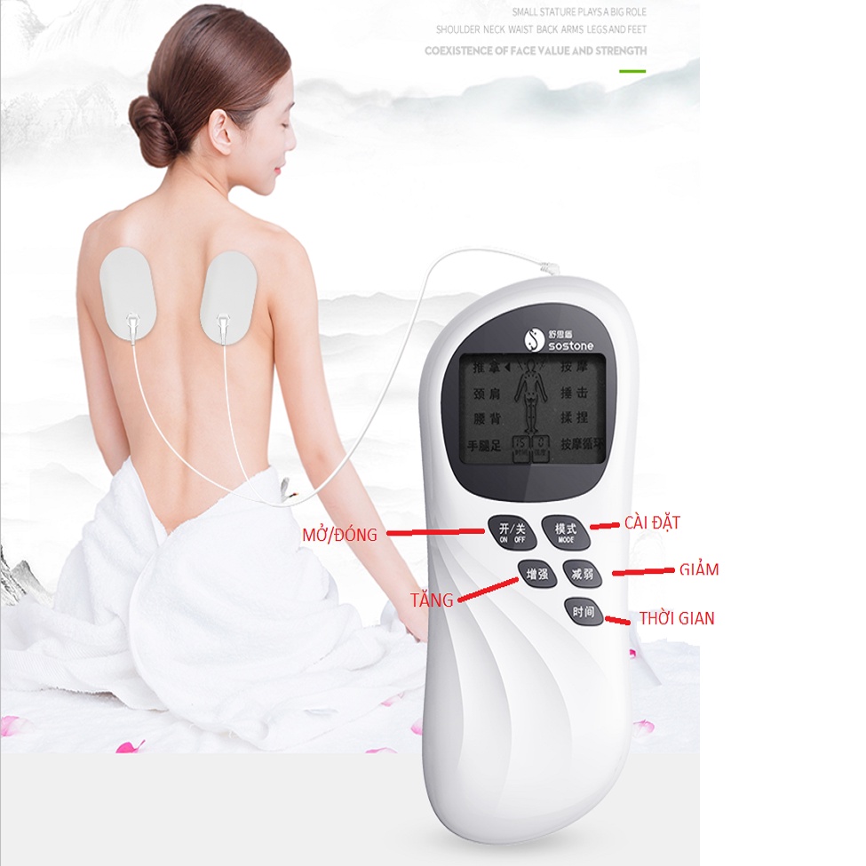 Máy massage trị liệu -2 miếng dán xung điện