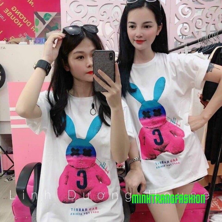 [FREESHIP] Áo Thun Tay Lỡ Cực chất Unisex Hình In Bad Rabbit Form Rộng | BigBuy360 - bigbuy360.vn