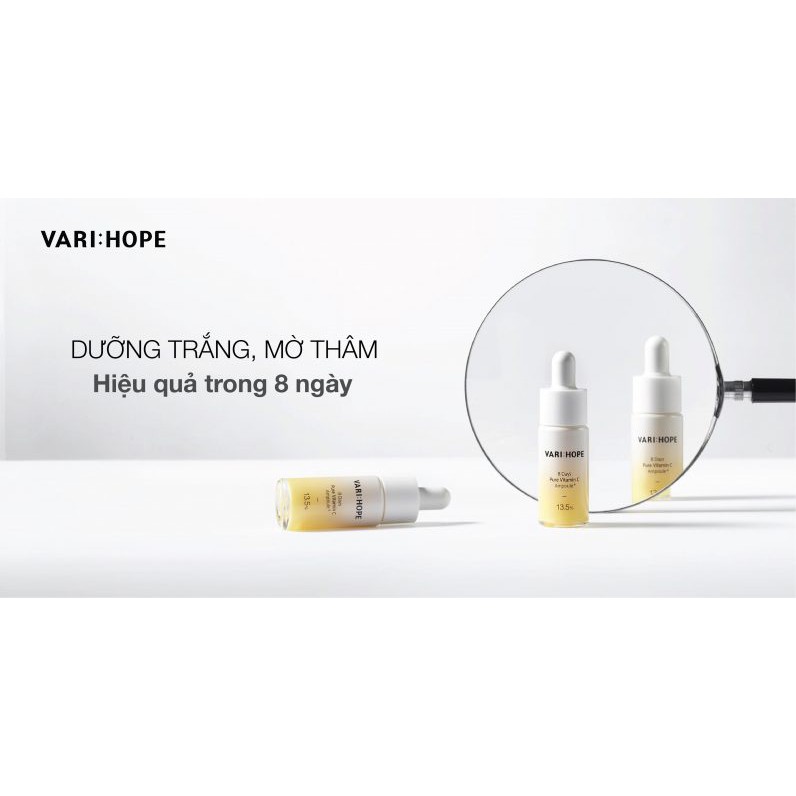 Giảm thâm dưỡng sáng sau 8 ngày Varihope 8 Day Pure Vitamin C Ampoule | BigBuy360 - bigbuy360.vn